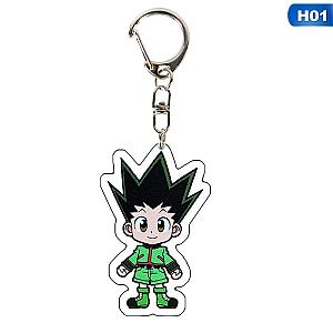 Hunter X Hunter Killua Zoldyck Kurapika Cosplay Keychain Keychains Both Sides Acrylic AT2302 Official Merch