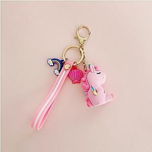 I Pony Unicorn Of The Rainbow Animated Pvc Animal Bags Unicorn Keychain The Male And Female Teen AT2302 Official Merch