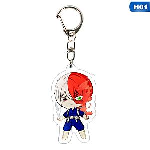 Hero Academy Manga Anime Acrylic Key Figure Todoroki Shoto Bakugou Katsuki Midoriya AT2302 Official Merch