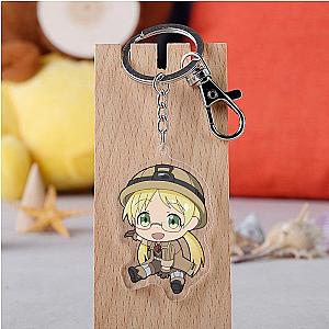 Holder Made In Abyss Cosplay Keychains Japanese Cartoon Figure Rico Nanachi Car Key AT2302 Official Merch