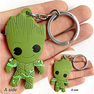 I Am Groot Figure Keychain Dominant Animated Cartoon Keychain Holder Accessories Trinkets AT2302 Official Merch