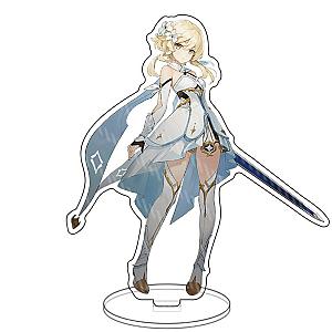 Impact Genshin Zhongli Support Cosplay Figure Diluc Keqing Xiao Acrylic Plate AT2302 Official Merch