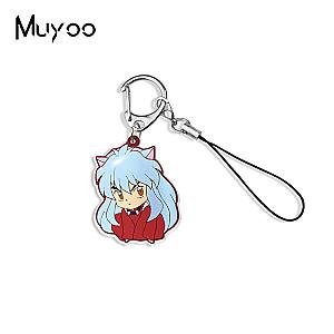 Inuyasha Anime Arrival Acrylic Epoxy Resin Kagome Higurashi Key Kikyo Miroku AT2302 Official Merch