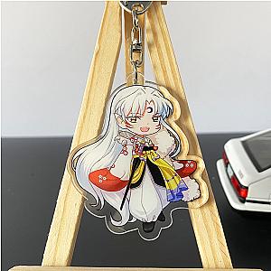 Inuyasha Sesshoumaru Animated Classic Key Figures Beautiful Acrylic Key Pendant AT2302 Official Merch