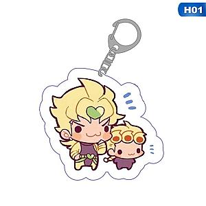 Jojos Bizarre Adventure Gifts Acrylic Cartoon Figure Keychain Keychains Jotaro Kujo AT2302 Official Merch