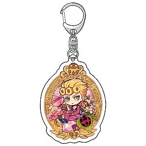 Jojos Bizarre Adventure Card Key Chain Flower Pendant Double-Sided Acrylic AT2302 Official Merch