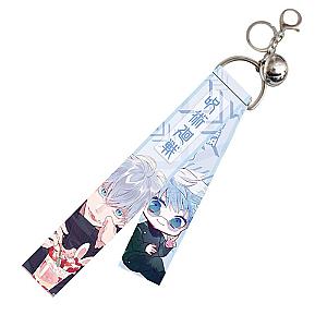 Jujutsu Bag Pendant Keychain Lanyard Keychain Kaisen Gojo Satoru Yuji Itadori Streamer AT2302 Official Merch