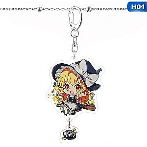 Kawaii Anime Key Project Flandre Scarlet Touhou Acrylic Key Accessory Bag AT2302 Official Merch