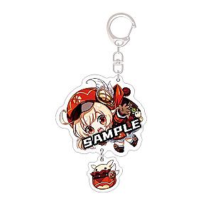 Key Chain Genshin Impact Keqing Venti Diluc Hung Klee Key For Women Accessories AT2302 Official Merch