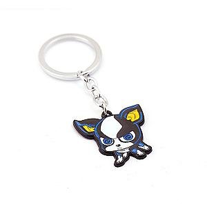 Jojos The Strange Adventure Enamel Iggy Dogs Key Chain Metal Key Ring Women AT2302 Official Merch