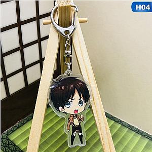 Key Lively Attack On Titan Eren Rivaille Key Key Key Chains Jewelry AT2302 Official Merch