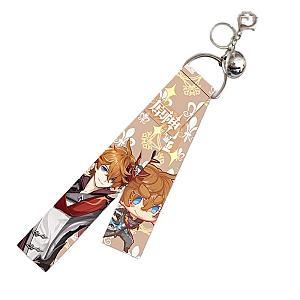 Key Impact Animated Genshin Arrival Cotton Streamer Lanyard Bag Pendant Keychain AT2302 Official Merch