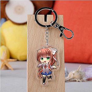 Key Holder Of The Car Doki Cartoon Sayori Literature Key Yuri Natsuki Monika Acrylic AT2302 Official Merch