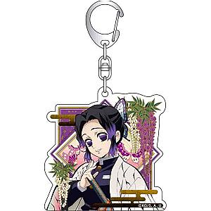 Key Demon Murderer Kimetsu Without Yaiba Acrylic Keychain Keychain Bag Hanging Ring AT2302 Official Merch