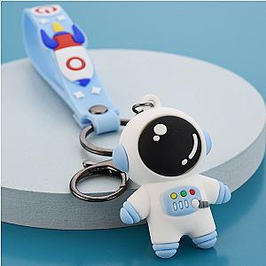 Key Ring Planet Rocket Space Astronaut Keychain Astronaut Universe Metal Men AT2302 Official Merch