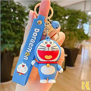 Key Ring Pendant Key Doraemon Cartoon Creative The Animated Cat Doraemon Children Bag AT2302 Official Merch