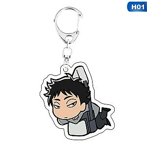 Key Ring Anime Cosplay Key Rings Jewelry High Quality Pendant Cute Hot Plate AT2302 Official Merch