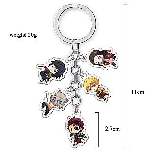 Key Ring Acrylic Woman Slayer Handmade Unique Animated Keychain For Women Men AT2302 Official Merch