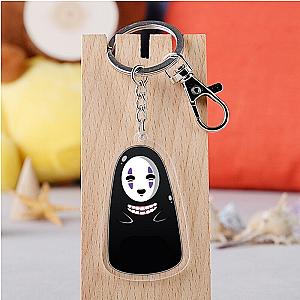 Key Totoro Cartoon Spirited Away No Face, Man, Acrylic Pendant Keychain AT2302 Official Merch