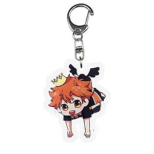 Key Volleyball Cartoon Toddler Flying Wings Shape Key Ring Lively Haikyuu !! AT2302 Official Merch