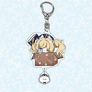 Keychain Animated Impact Key Pendant Game Port Genshin Liyue Cute Cartoon Mondstadt AT2302 Official Merch