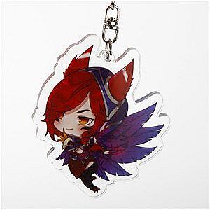 Lol League Legends Acrylic Key Chain Pendant Key Rings Dominant Figure Bag Holder Accessories AT2302 Official Merch