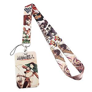 Lace Id Card Holder Key Chain Key Attack On Titan Attack On Titan AT2302 Official Merch