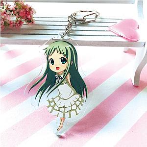 Meiko Menma Transparent Double-Sided Acrylic Key Chain Anohana Animated Flower Us AT2302 Official Merch