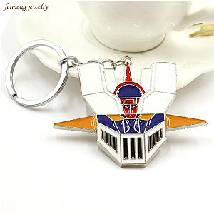 Mazinger Z Ufo Robot Grendizer Metal Keychains Logo Head Mask Hanging Choker Choker AT2302 Official Merch