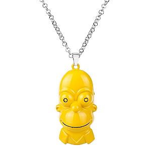 Keychain Jewel Animated Cartoon Figure Toy Bart Simpson Trinket Hanging Key Chains AT2302 Official Merch