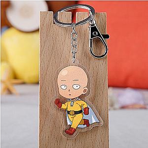 A Man Punch Cartoon Figure Keychain Acrylic Key Pendant AT2302 Official Merch