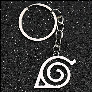 Keychain Symbal Konoha Leaf Village Logo Sign Ninja Keychain Fashion Ring AT2302 Official Merch