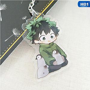 My Hero Academy Necklace Pendants Chain Acrylic Key Chain AT2302 Official Merch