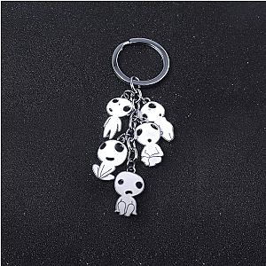 Mononoke Lively Little Tree Elf Key Chain Hanging Pendant Key Ring Men'S Women Of The Car AT2302 Official Merch