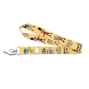 New Anime Cartoon Straps Lanyard Neck The Id Card Phone Car Key Pass Mobile Gym AT2302 Official Merch