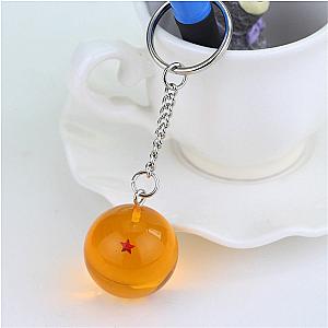 3D Animated Goku Super Cosplay Key 1-7 Stars Key Chain Crystal Ball Chain AT2302 Official Merch