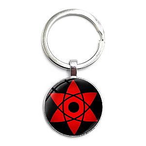 2020 Sale Of Naruto Shippuden Key Round Uchiha Clan Sharingan Eye Cabochon Cool Plates AT2302 Official Merch