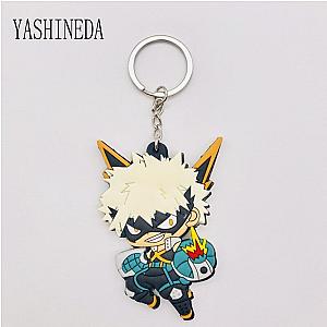 My Hero Key Chain Anime Boku No Hero Academia Academia Double Side 3D Pvc Key Ring AT2302 Official Merch