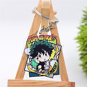 My Hero Key Academy Acrylic Double Face Shoto / Keychain Pendant Lively Izuku AT2302 Official Merch