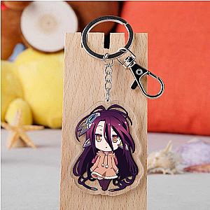 No Game No Life Cartoon Figure Keychain Acrylic Key Chain Pendant Gift Sora AT2302 Official Merch