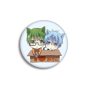 No Basuke Kuroko Tetsuya Kuroko Cosplay Badge Japanese Cartoon Figure Brooches AT2302 Official Merch