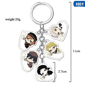 1Pc Animated Bungou Stray Dogs Atsushi 2021 Key Key Pendant Around 11 By 5 Cm * AT2302 Official Merch