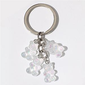 Pcs Crystal Cute Animated Keychain Keychains Mother'S Day Gift Phone Charm Charm Security AT2302 Official Merch