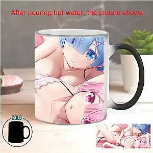 2 Pajama Girls Coffee Mug Balck Cup BSKT-171 Color Change Mug