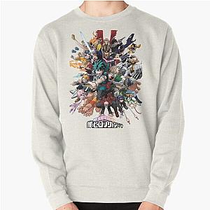 My Hero Academia Sweaters - My Hero Academia All Character Design Pullover Sweatshirt RB0801