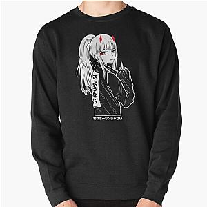 Darling In The Franxx Sweaters - Darling In The Franxx - Zero Two 002 Pullover Sweatshirt RB0901