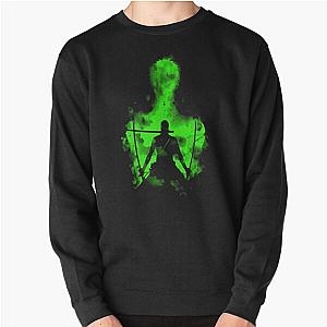 One Piece Sweatshirts - Roronoa Zoro Logo Pullover Sweatshirt RB2212