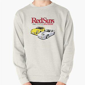 Initial D Sweatshirts - Initial D RedSuns RX7 Manga Anime Drift Pullover Sweatshirt RB2212