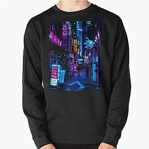 Blue Tokyo Alleys Pullover Sweatshirt RB2212