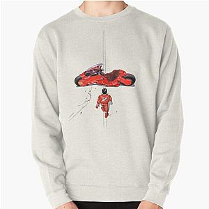 Shotaro Kaneda and his bike Pullover Sweatshirt RB2212